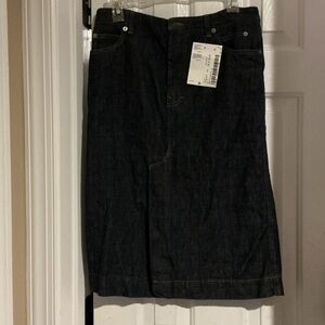 Sisley Midnight Blue Denim Skirt